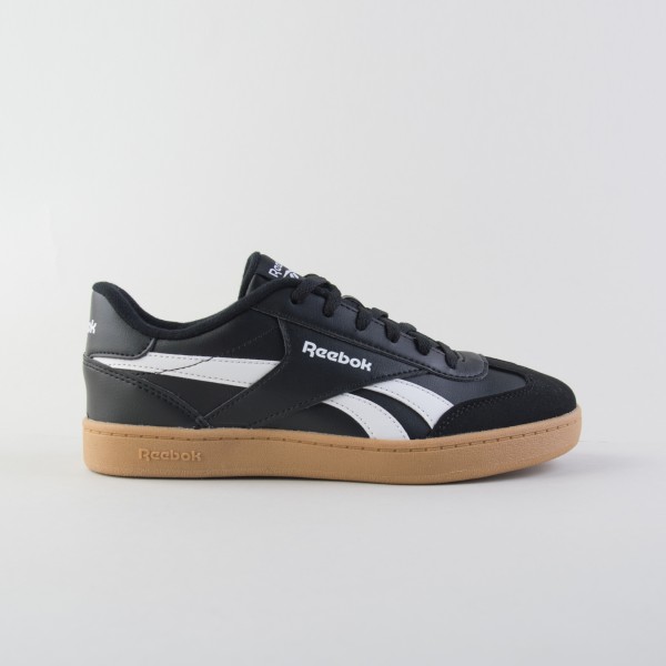 Reebok Smash Edge Tennis Monochrome Accents Εφηβικο Παπουτσι Μαυρο - Λευκο