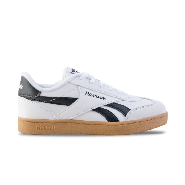 Reebok Smash Edge Tennis Monochrome Accents Εφηβικο Παπουτσι Λευκο - Μαυρο