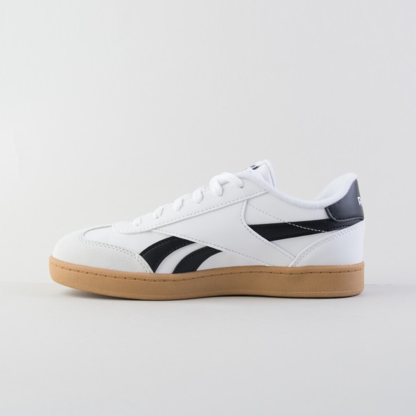 Reebok Smash Edge Tennis Monochrome Accents Εφηβικο Παπουτσι Λευκο - Μαυρο