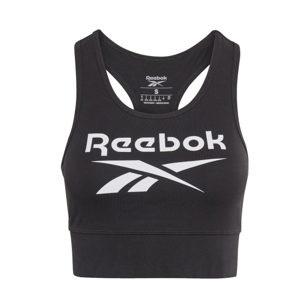 Reebok Identity Sports Γυναικειο Μπουστακι Μαυρο