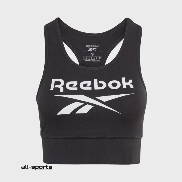 Reebok Identity Sports Γυναικειο Μπουστακι Μαυρο