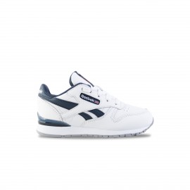 Reebok Classic Leather Step N Flash Παιδικο Παπουτσι Λευκο - Μπλε