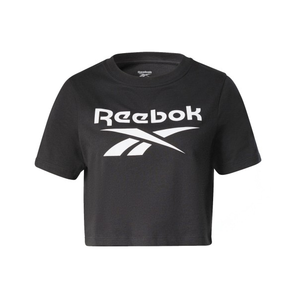 Reebok Identity Crop Γυναικεια Μπλουζα Μαυρη