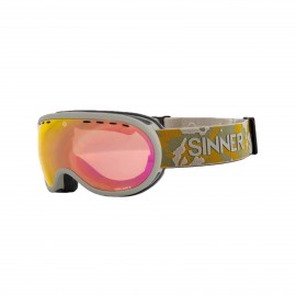 Sinner Vorlage S Unisex Μασκα Σκι - Snowboard Γκρι - Πορτοκαλι