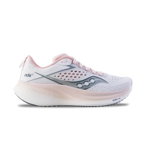 Saucony Ride 17 Running Γυναικειο Παπουτσι Ροζ - Λευκο