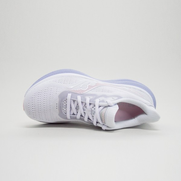 Saucony Triumph 23 Running Γυναικειο Παπουτσι Λευκο - Λιλα