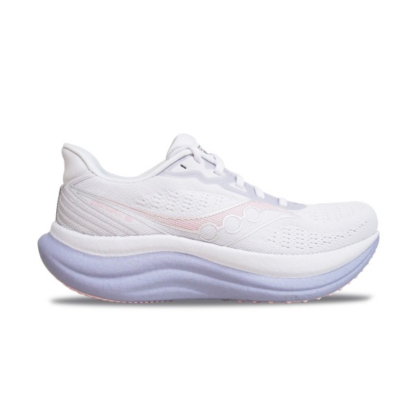 Saucony Triumph 23 Running Γυναικειο Παπουτσι Λευκο - Λιλα