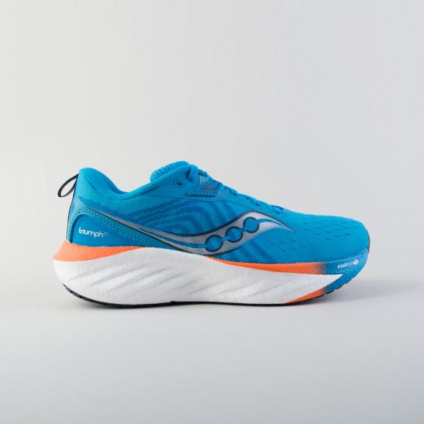 Saucony Triumph 22 PWRRun PB Running Ανδρικο Παπουτσι Μπλε - Πορτοκαλι