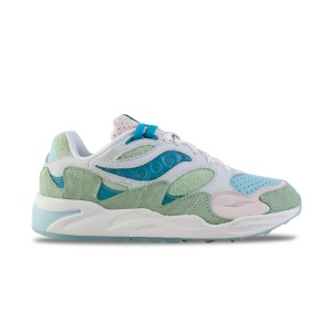Saucony Originals Grid Shadow 2 Casual Sneakers Ανδρικο Παπουτσι Πρασινο - Μπλε