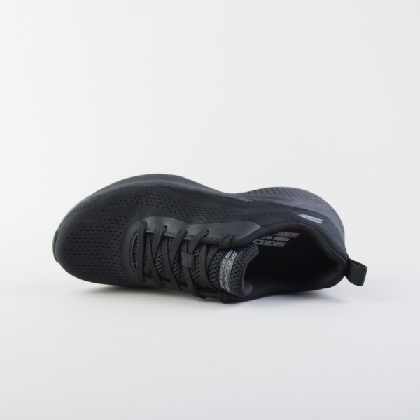 Skechers Bobs Infinity Lace Up Engineered Knit Foam Γυναικειο Παπουτσι Μαυρο