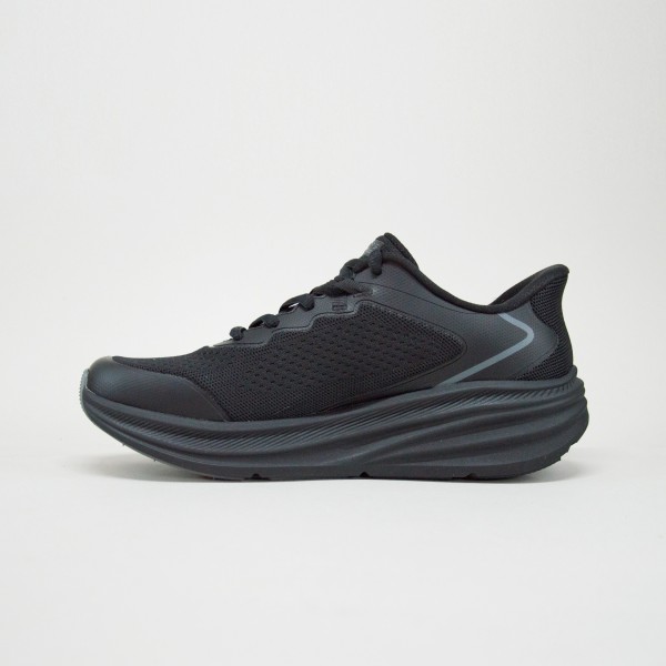 Skechers Slip Ins Knit Bungee Ανδρικο Παπουτσι Μαυρο