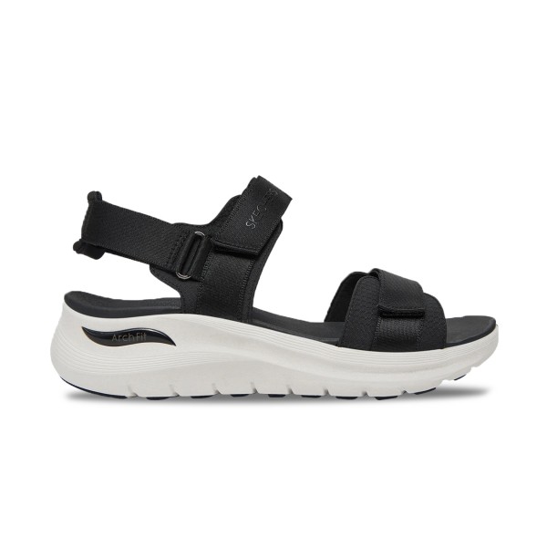 Skechers Arch Fit 2.0 Go Getter Γυναικειο Πεδιλο Μαυρο - Λευκο