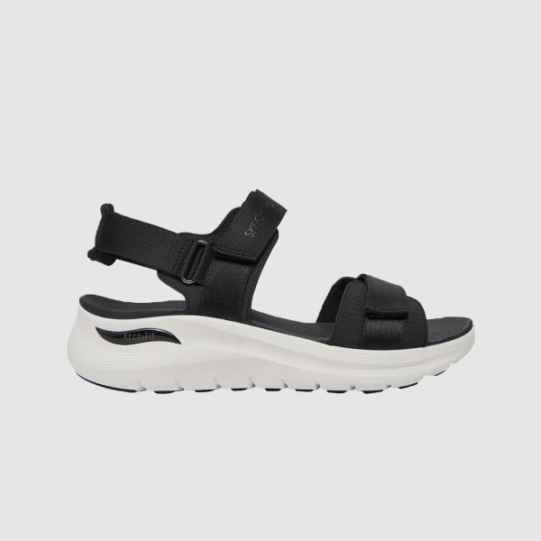 Skechers Arch Fit 2.0 Go Getter Γυναικειο Πεδιλο Μαυρο - Λευκο