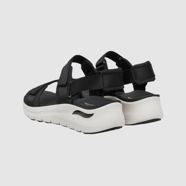 Skechers Arch Fit 2.0 Go Getter Γυναικειο Πεδιλο Μαυρο - Λευκο