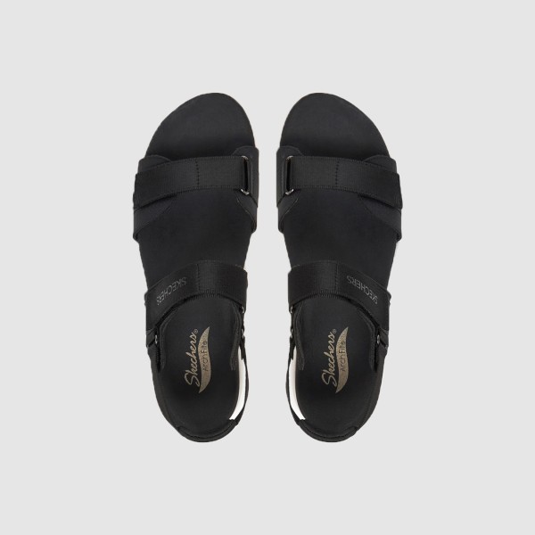 Skechers Arch Fit 2.0 Go Getter Γυναικειο Πεδιλο Μαυρο - Λευκο