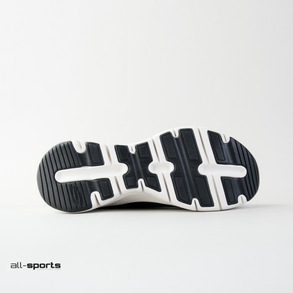 Skechers Arch Fit Sunny Outlook Γυναικειο Παπουτσι Μαυρο - Λευκο