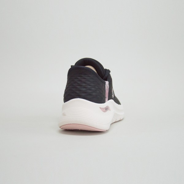 Skechers Arch Fit 2.0 Easy Chic Γυναικειο Παπουτσι Μαυρο - Ροζ