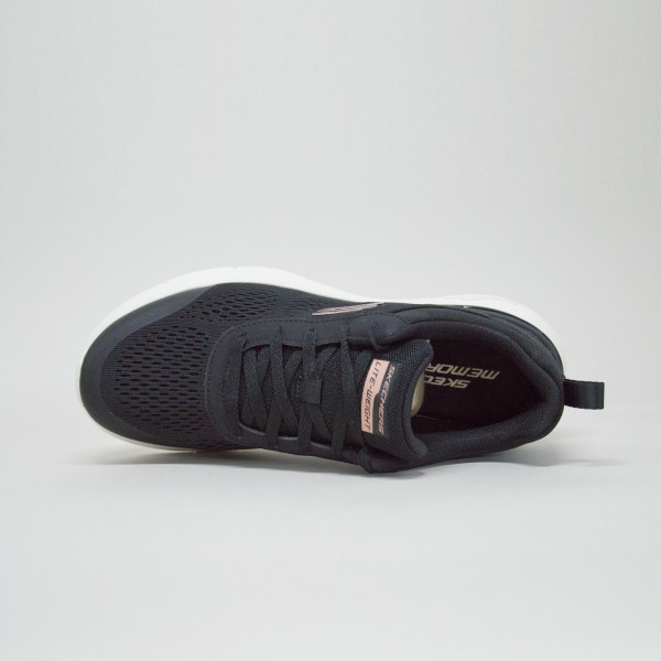 Skechers New Heights Dynamight 2.0 Γυναικειο Παπουτσι Μαυρο - Λευκο