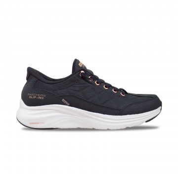 Skechers Golden Hour Contour Foam Γυναικειο Παπουτσι Μαυρο