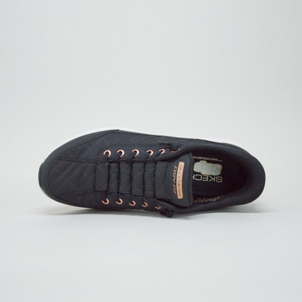 Skechers Golden Hour Contour Foam Γυναικειο Παπουτσι Μαυρο