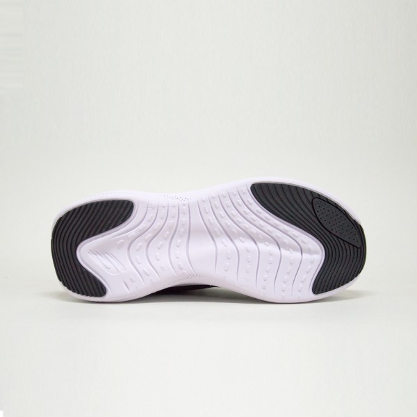 Skechers Cloud Smooth Wave Lace Up Γυναικειο Παπουτσι Μαυρο - Λευκο