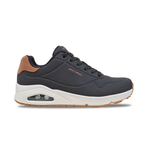 Skechers Suited On Air Uno Sneakers Ανδρικο Παπουτσι Μαυρο