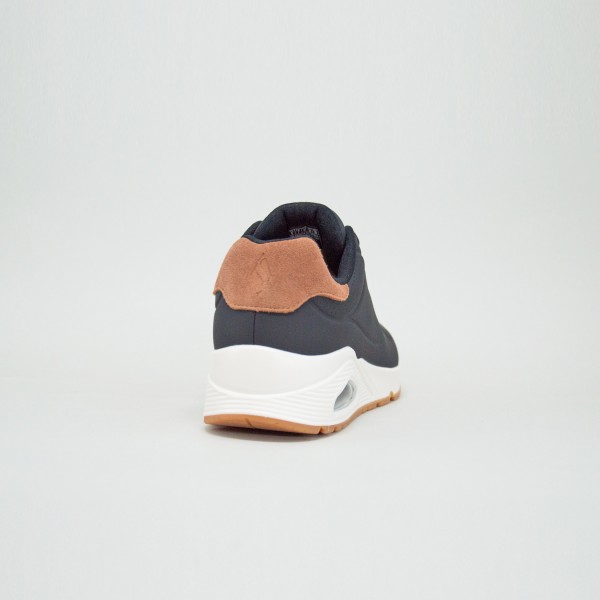 Skechers Suited On Air Uno Sneakers Ανδρικο Παπουτσι Μαυρο
