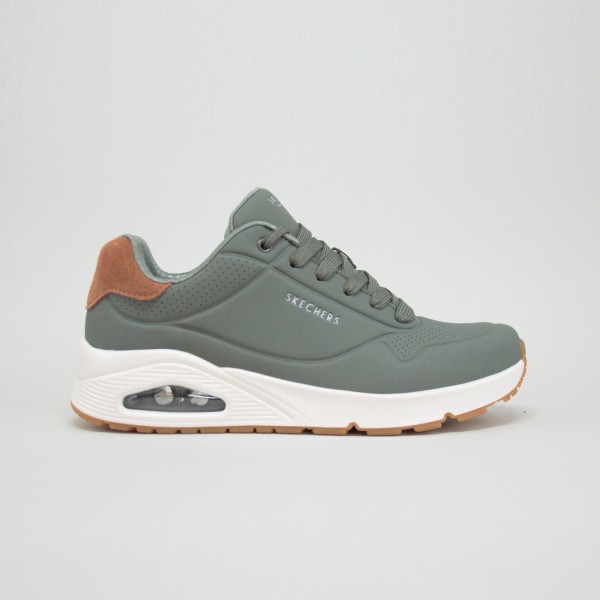 Skechers Suited On Air Uno Sneakers Ανδρικο Παπουτσι Λαδι