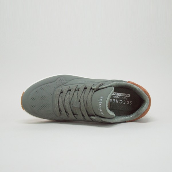 Skechers Suited On Air Uno Sneakers Ανδρικο Παπουτσι Λαδι