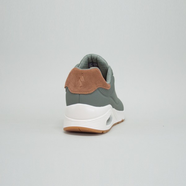 Skechers Suited On Air Uno Sneakers Ανδρικο Παπουτσι Λαδι