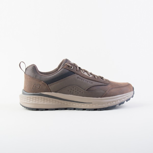 Skechers Slade Ultra Peralto Leather Ανδρικο Παπουτσι Καφε