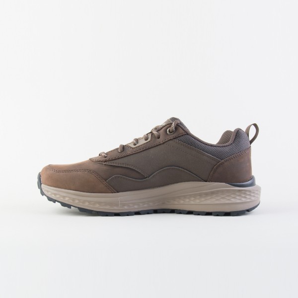 Skechers Slade Ultra Peralto Leather Ανδρικο Παπουτσι Καφε