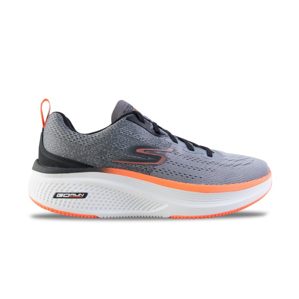 Skechers Marble Rock 3.0 Go Run Elevate Ανδρικο Παπουτσι Γκρι - Πορτοκαλι