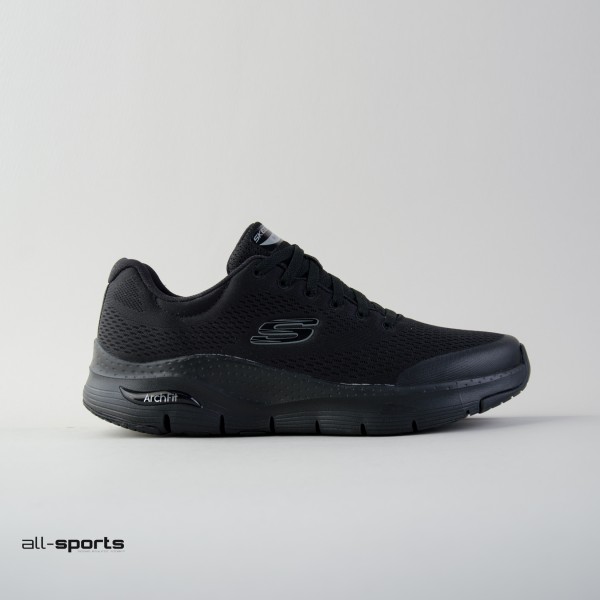 Skechers Arch Fit Ανδρικο Παπουτσι Μαυρο