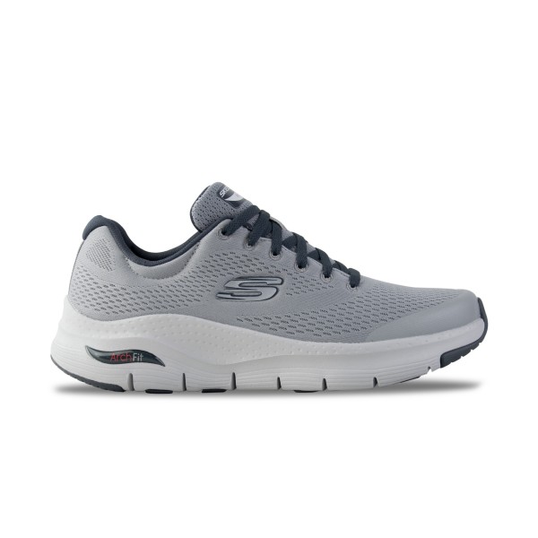 Skechers Arch Fit Ανδρικο Παπουτσι Γκρι