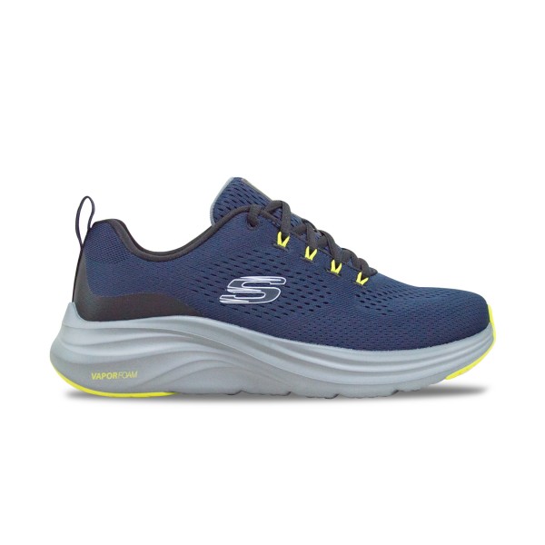Skechers Engineered Mesh Lace Up Air Cool Ανδρικο Παπουτσι Μπλε