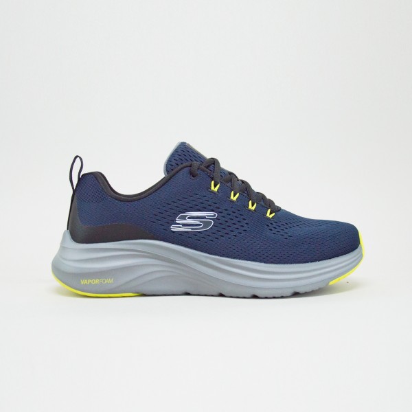 Skechers Engineered Mesh Lace Up Air Cool Ανδρικο Παπουτσι Μπλε