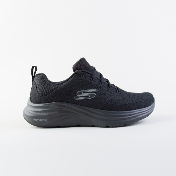 Skechers Engineered Mesh Lace Up Low Ανδρικο Παπουτσι Μαυρο