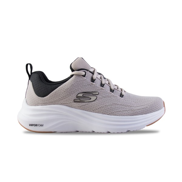 Skechers Engineered Mesh Lace Up Low Ανδρικο Παπουτσι Μπεζ - Λευκο