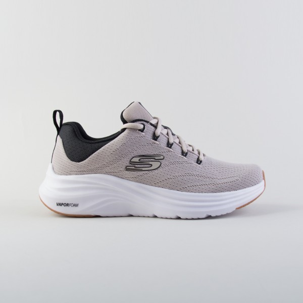 Skechers Engineered Mesh Lace Up Low Ανδρικο Παπουτσι Μπεζ - Λευκο