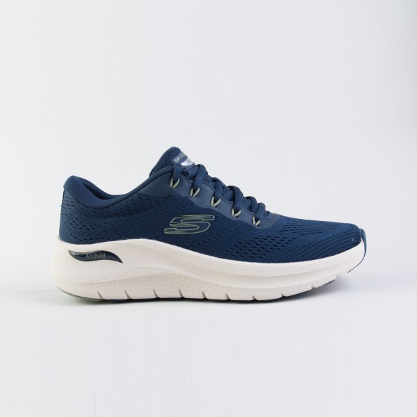 Skechers Arch Fit Engineered Mesh Lace Up Ανδρικο Παπουτσι Μπλε