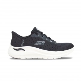Skechers Slip Ins Arch Fit Engineered Mesh Ανδρικο Παπουτσι Μαυρο