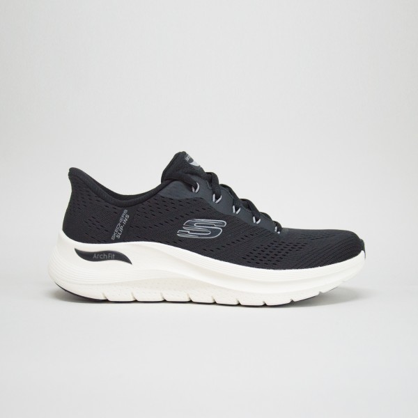 Skechers Slip Ins Arch Fit Engineered Mesh Ανδρικο Παπουτσι Μαυρο