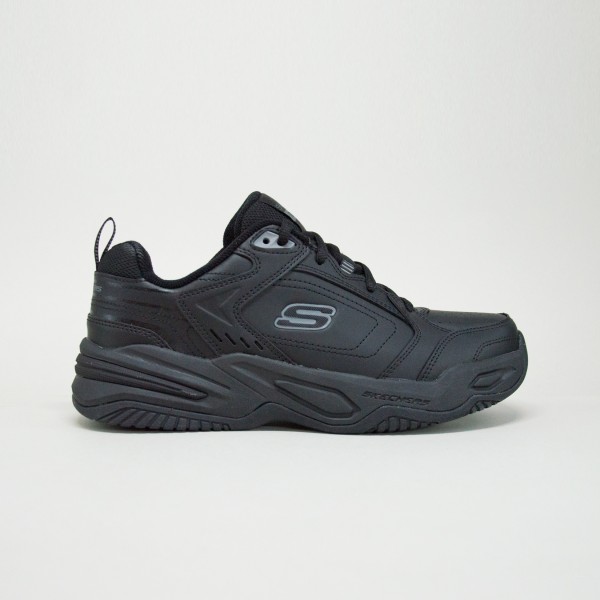 Skechers Delck Memory Foam EveryDay Ανδρικο Παπουτσι Μαυρο