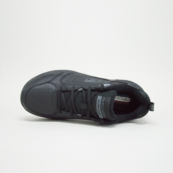 Skechers Delck Memory Foam EveryDay Ανδρικο Παπουτσι Μαυρο