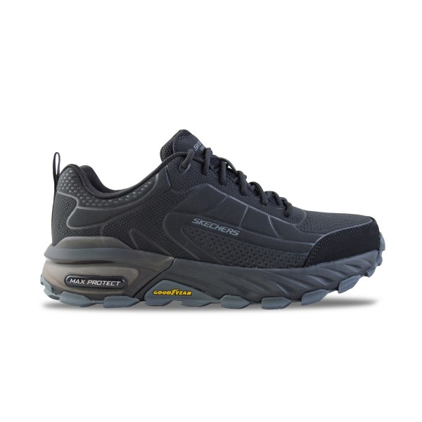 Skechers Low Top Molded Design Lite Ανδρικο Παπουτσι Μαυρο