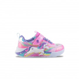 Skechers Unicorn Chaser Lights Running Παιδικο Παπουτσι Πολυχρωμο