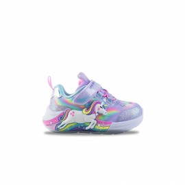 Skechers Unicorn Chaser Graphic Running Βρεφικο Παπουτσι Μωβ