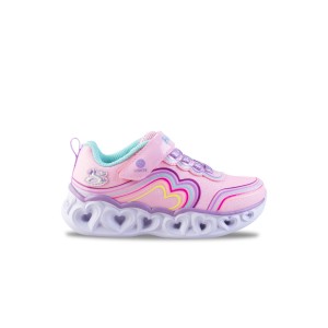 Skechers Retro Rainbow Hearts Lux Lights Παιδικο Παπουτσι Πολυχρωμο