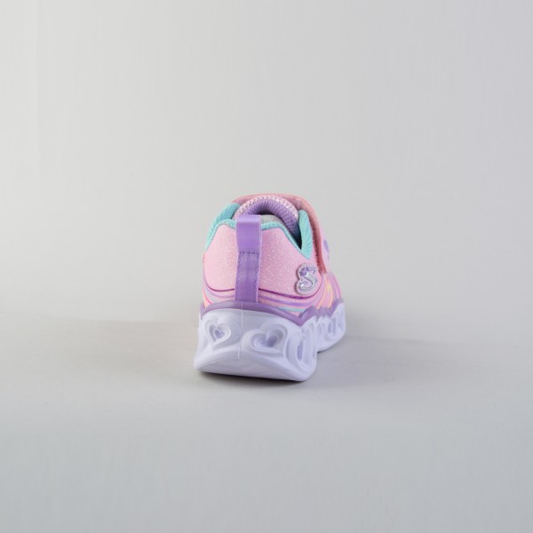 Skechers Retro Rainbow Hearts Lux Lights Παιδικο Παπουτσι Πολυχρωμο